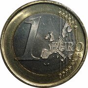 1 Euro - Benedictus XVI 1st map, Vatican City, 2006-2007 reverse image