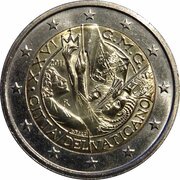 2 Euros - Benedictus XVI 26th World Youth Day obverse image