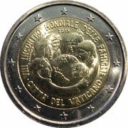 2 Euros - Franciscus 8th World Meeting of Families obverse image