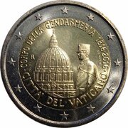 2 Euros - Franciscus Vatican Gendarmerie obverse image