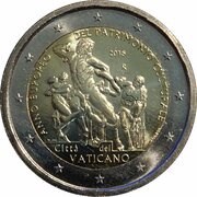 2 Euros - Franciscus European Year of Cultural Heritage obverse image