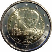 2 Euros - Franciscus Birth of Pope John Paul II obverse image