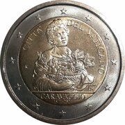 2 Euros - Franciscus Caravaggio obverse image
