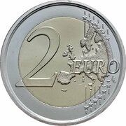 2 Euros - Franciscus Alessandro Manzoni, Vatican City, 2023 reverse image