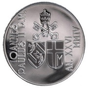 5 Euros - Ioannes Pavlvs II Immaculate Conception obverse image