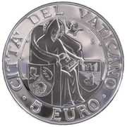 5 Euros - Benedictus XVI World Day of Peace reverse image