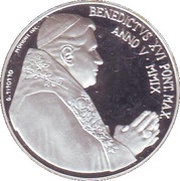 5 Euros - Benedictus XVI Fighting Poverty obverse image