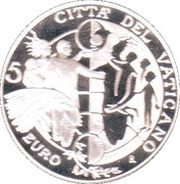 5 Euros - Benedictus XVI Fighting Poverty reverse image