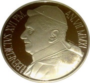 5 Euros - Benedictus XVI World Day of Peace obverse image