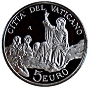5 Euros - Franciscus XLVI World Day of Peace, Vatican City, 2013 reverse image