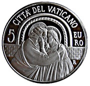 5 Euros - Franciscus Assembly of the Synod of Bishops reverse image