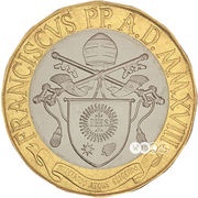 5 Euros - Franciscus 600th Anniversary of Santa Maria del Fiore dome obverse image