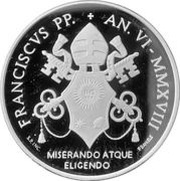 5 Euros - Franciscus Paul VI obverse image