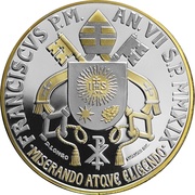 5 Euros - Franciscus Circolo S. Pietro obverse image