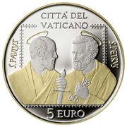 5 Euro - Franciscus St. Peter and St. Paul, Vatican City, 2021 reverse image