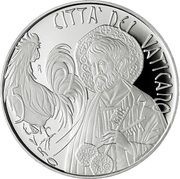 5 Euros - Franciscus Apostle Saint Peter, Vatican City, 2022 reverse image