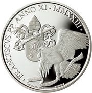 5 Euro – Franciscus Saint John obverse image