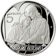 5 Euro – Franciscus Saint John, Vatican City, 2023 reverse image