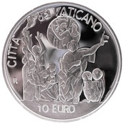 10 Euros - Ioannes Pavlvs II World Day of Peace, Vatican City, 2002 reverse image