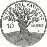 10 Euros - Ioannes Paulus II World Day of Peace, Vatican City, 2004 reverse image