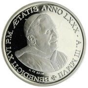10 Euros - Benedictus XVI World Mission Day obverse image