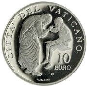 10 Euros - Benedictus XVI World Mission Day, Vatican City, 2007 reverse image