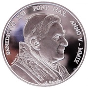 10 Euros - Benedictus XVI Lateran Treaty obverse image