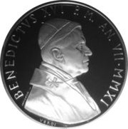 10 Euros - Benedictus XVI Priestly Ordination obverse image