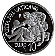 10 Euro - Franciscus 48th World Day of Social Communications, Vatican City, 2014 reverse image
