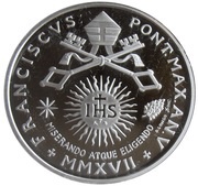 10 Euro - Franciscus 25th World Day of the Sick obverse image