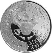 10 Euros - Franciscus 52nd World Peace Day obverse image