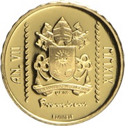 10 Euros - Franciscus Baptism obverse image