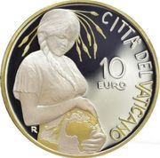 10 Euro - Franciscus World Earth Day, Vatican City, 2020 reverse image