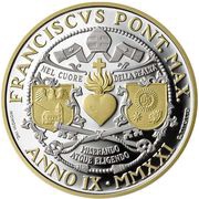 10 Euros - Pope Francis Universitas Catholica Sacri Cordis Jesu obverse image
