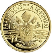 10 Euros - Franciscus Baptism obverse image