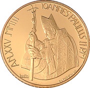 20 Euros - Ioannes Paulus II Birth of Moses obverse image