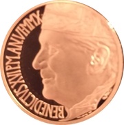 20 Euro - Benedictus XVI Apollo Belvedere - Augustus of Prima Porta, Vatican City, 2010 reverse image