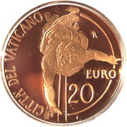 20 Euro - Benedictus XVI Restoration of the Pauline Chapel, Vatican City, 2012 reverse image