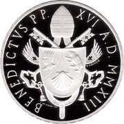 20 Euros - Benedictus XVI Giuseppe Verdi obverse image