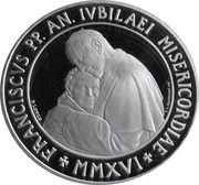 20 Euros - Franciscus Holy Year of Mercy obverse image