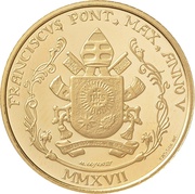20 Euros - Franciscus Pontifical Basilica of Saint Anthony of Padua obverse image