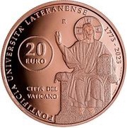 20 Euro - Franciscus Lateran University, Vatican City, 2023 reverse image