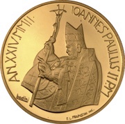50 Euros - Ioannes Paulus II Abraham's Sacrifice obverse image