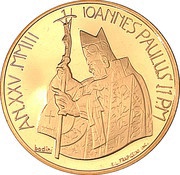 50 Euros - Ioannes Paulus II The 10 Commandments obverse image