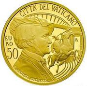 50 Euro - Benedictus XVI Richard Wagner, Vatican City, 2013 reverse image
