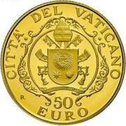 50 Euro - Franciscus Pope Franciscus, Vatican City, 2015 reverse image