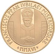 50 Euro - Franciscus Holy Year of Mercy obverse image