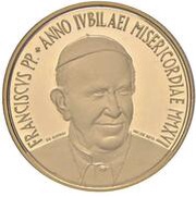 50 Euro - Franciscus Pontifical Shrine of the House of Loreto obverse image