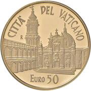 50 Euro - Franciscus Pontifical Shrine of the House of Loreto, Vatican City, 2016 reverse image