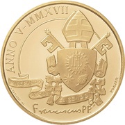 50 Euros - Franciscus Pontifical Basilica of Saint Anthony of Padua obverse image